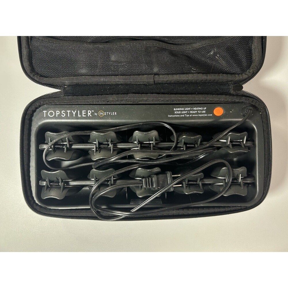 Topstyler by Instyler Hot Curlers Rollers for Hair Ceramic Heat Clips Case Works